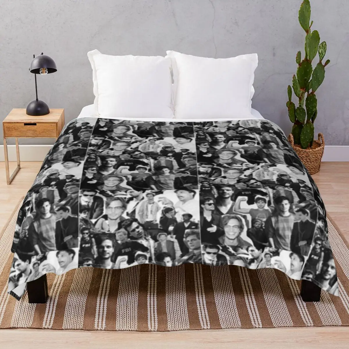 Matthew Gray Gubler Blanket Fleece Printed Super Soft Unisex Throw Blankets for Bedding Sofa Camp Office
