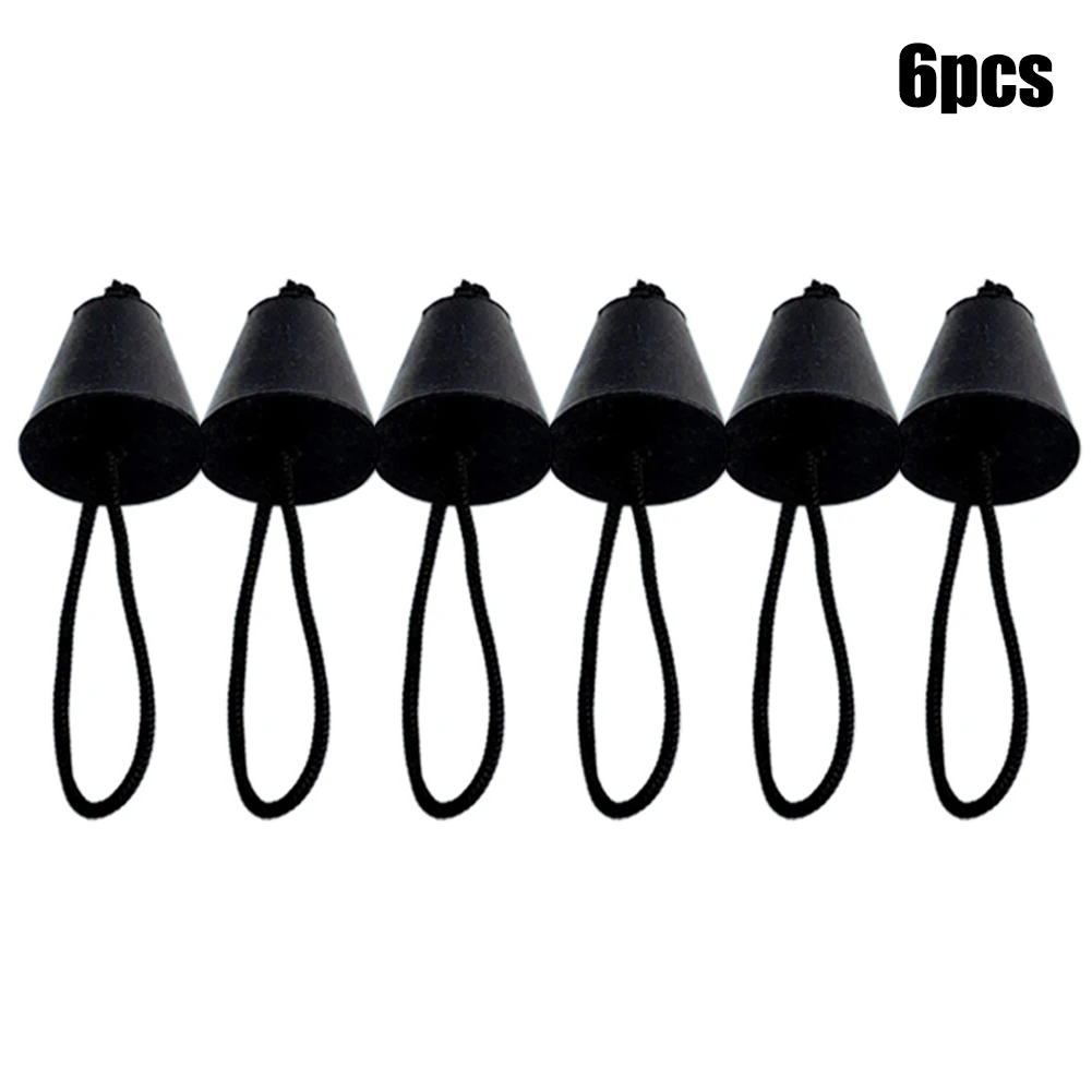 

6Pcs Kayak Scupper Plugs Universal Yacht Boat Transoms Plugs Lightweight EVA Kayak Drain Plugs With Lanyard Drifting Accessories