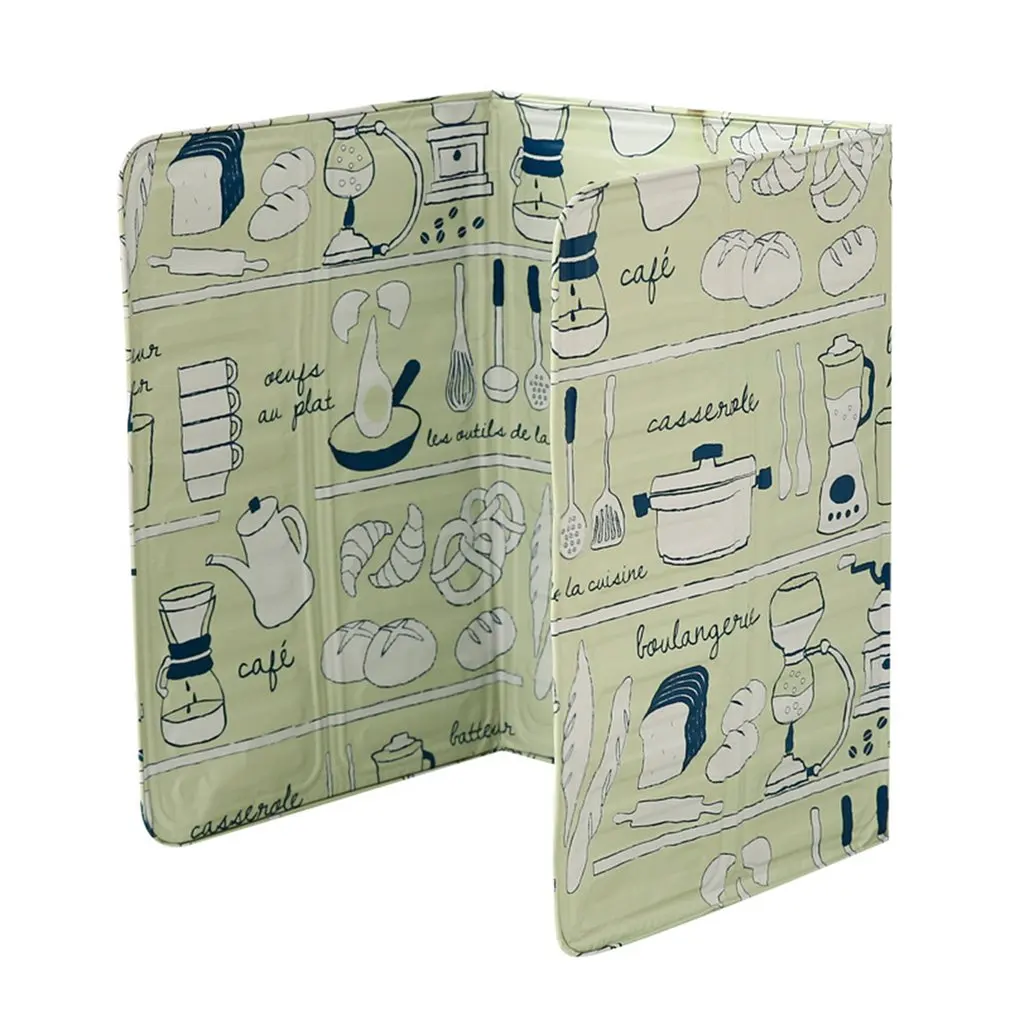 

1PC Kitchen Gadgets Oil Splatter Screens Aluminium Foil Plate Gas Stove Splash Proof Baffle Home Kitchen Cooking Tool