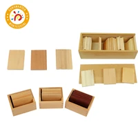 montessori baby material wooden toys teaching aids baric tablets with box sensory games learning educational toys for children