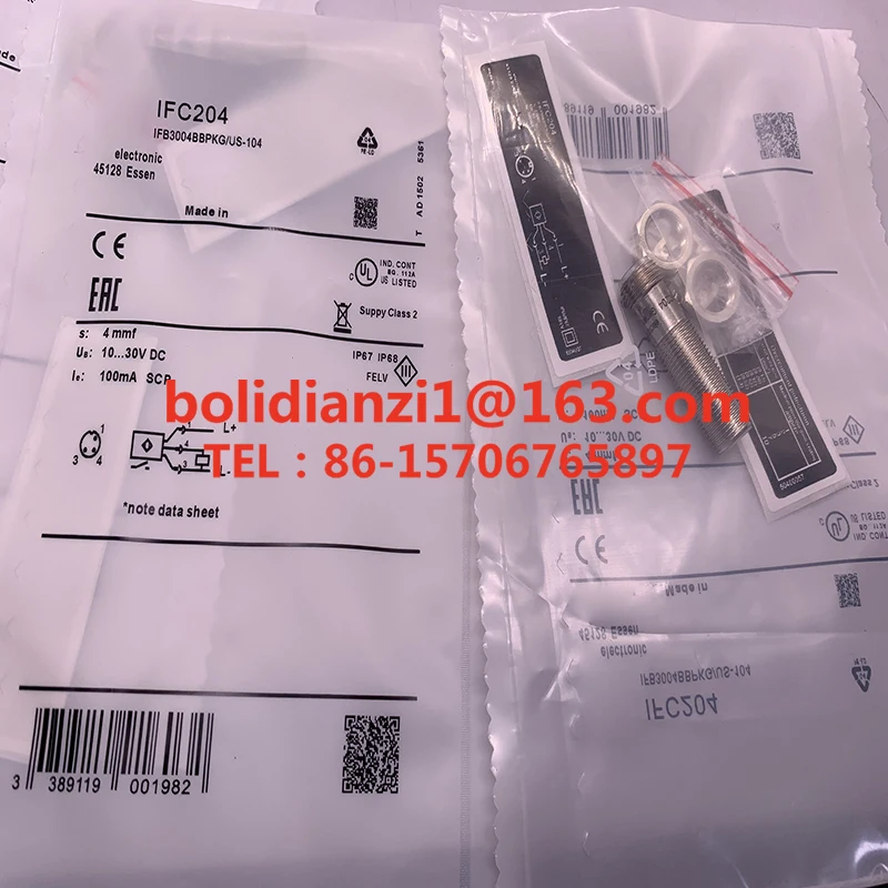 Оригинальный бесконтактный переключатель IFC204 IFB3004BBPKG/US-104 гарантия один год на
