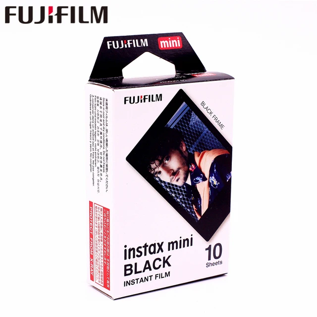 

10 листов Черной Рамки Fujifilm instax mini 11 9 пленки 3 дюйма широкая пленка для Fuji Instant Camera Mini 9 11 7s 7c 25 фотобумага