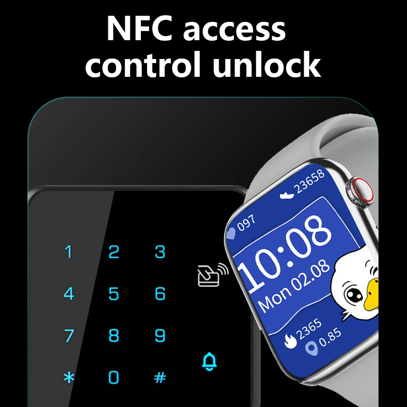 Смарт-часы NFC WS27 водонепроницаемые с поддержкой Bluetooth 44 мм W26 W27 W37 |