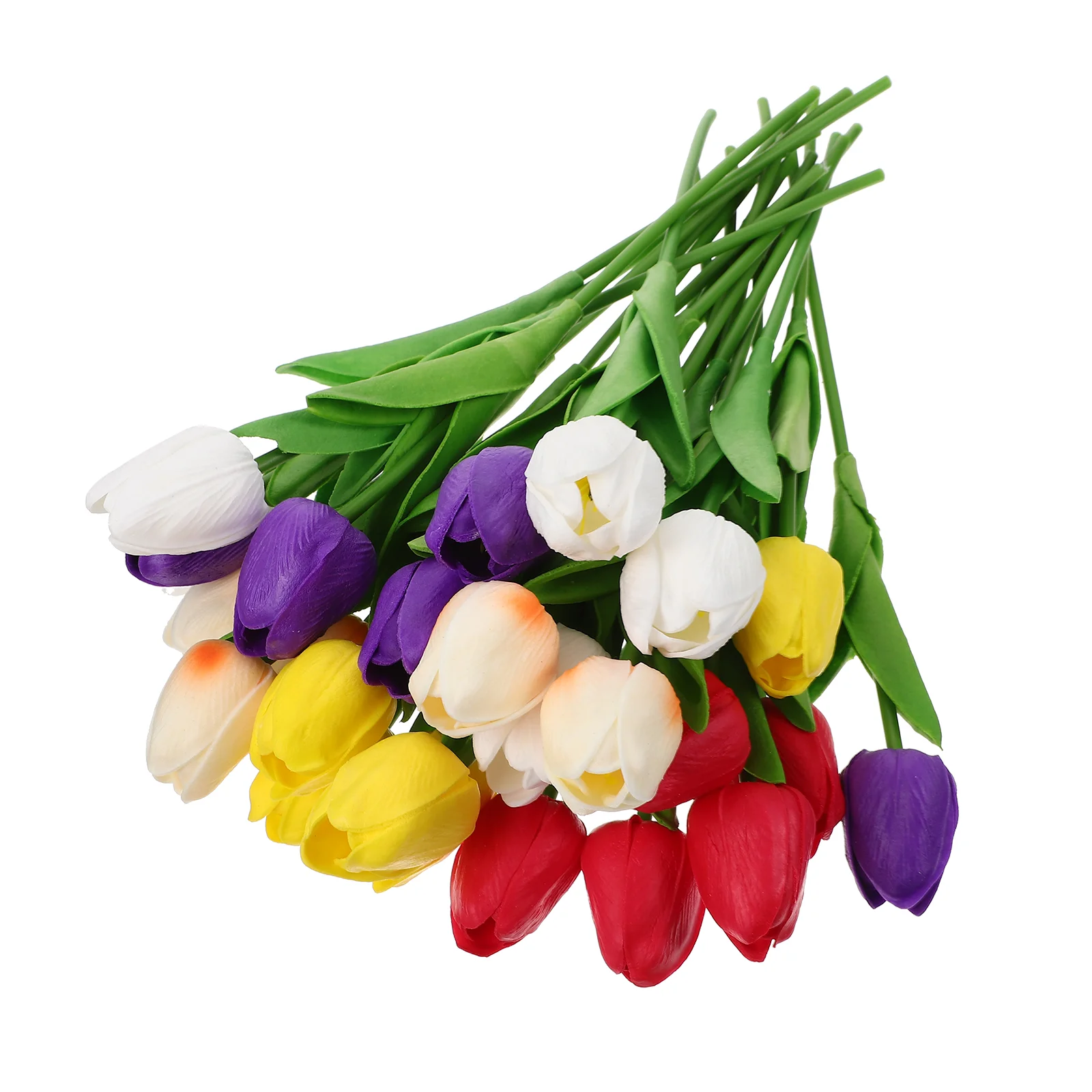 

Tulip Bouquet Flower Fake Tulips Artificial Decor Wedding Faux Flowers Arrangements Bridal Front Door Simulation Home decor