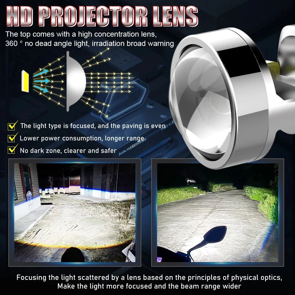 H7 H4 H11 Светодиодная автомобильная фара Canbus Мини-лампочка для проектора H8 9005 9006 HB3