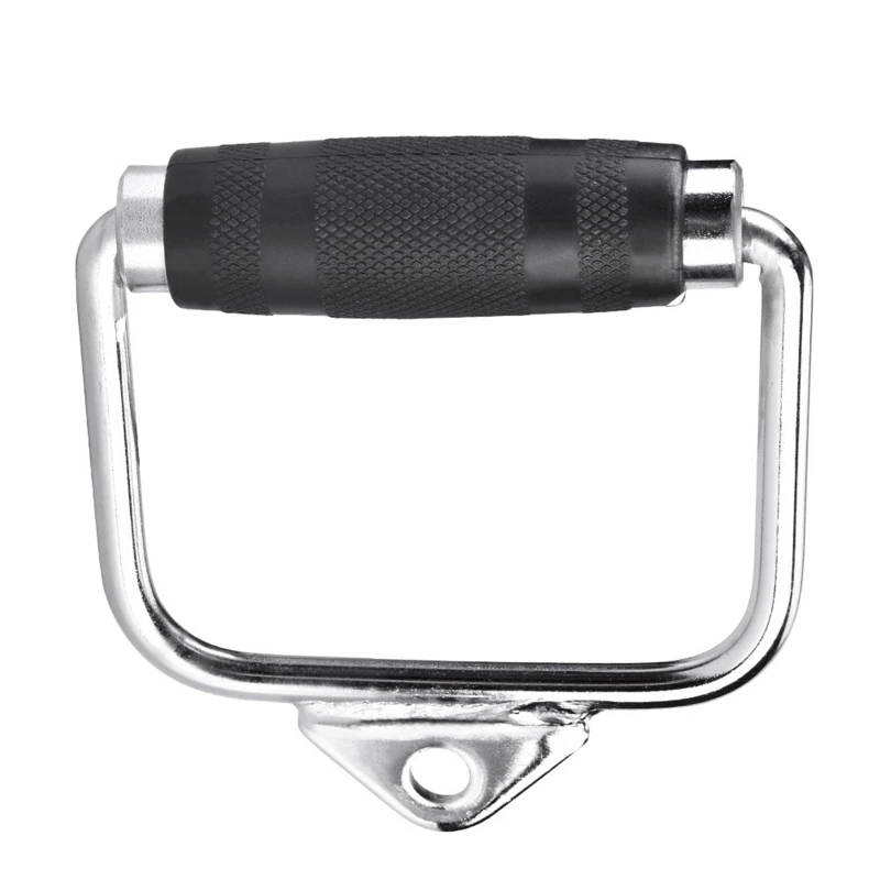 D-образная ручка с резиновым захватом для тренажерного зала кабельный тренажер