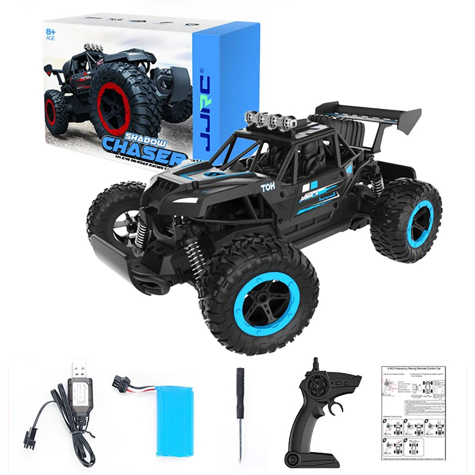 JJRC Remote Control Car 2.4GHz Electric RC Drift Car Monster Truck Off-Road Crawler Cars Trucks Toys for Boys Children Toy Gifts