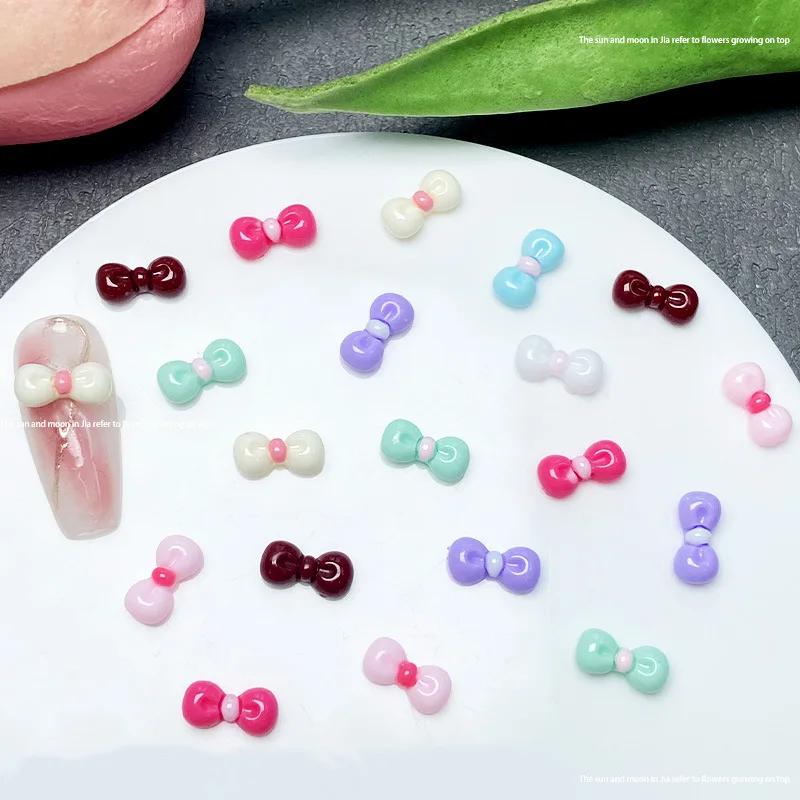 20 шт. милые искусственные ногти из смолы