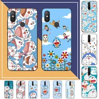 bandai cute cartoon doraemon phone case for redmi note 8 7 9 4 6 pro max t x 5a 3 10 lite pro