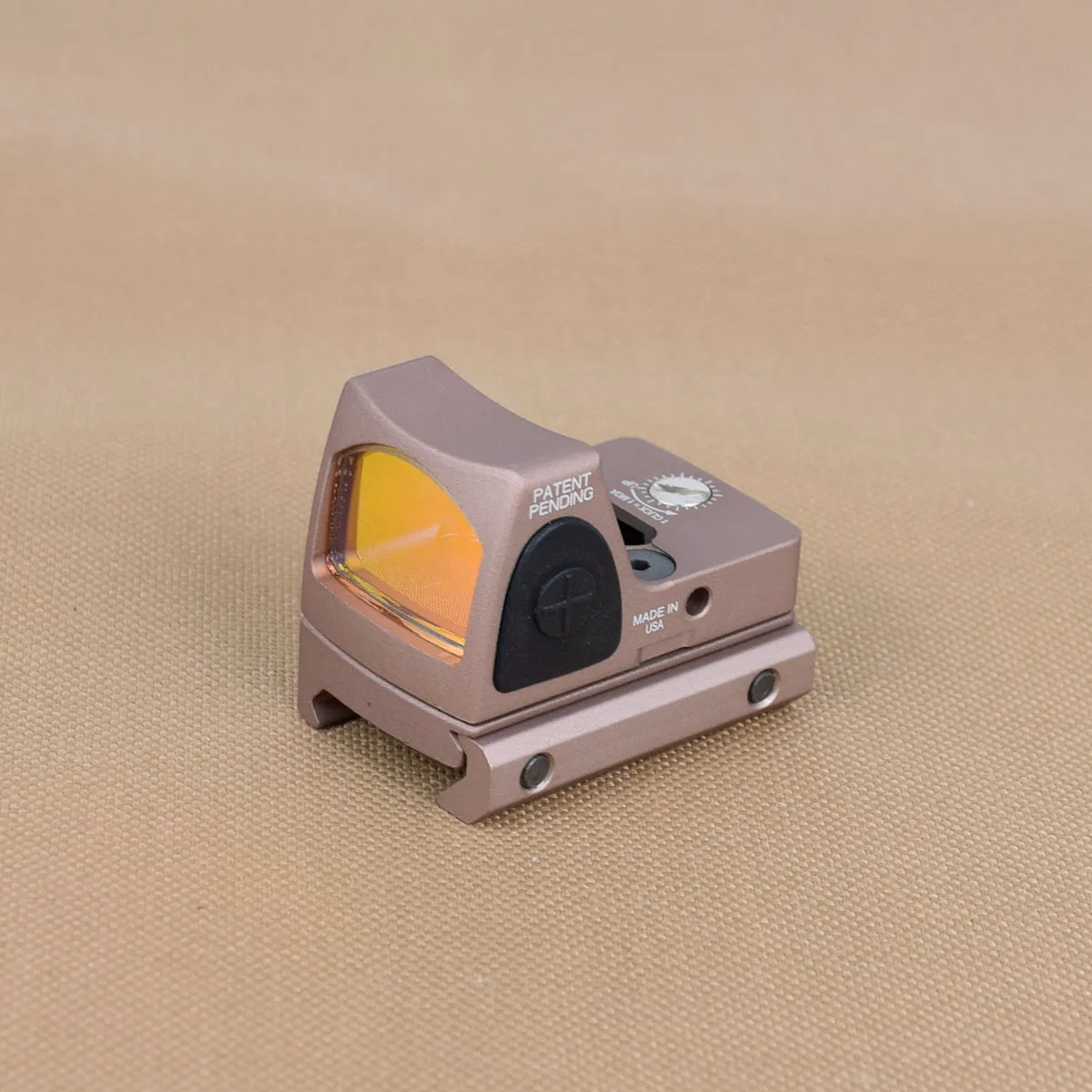 Металлический Коллиматорный прицел RMR с красной точкой регулируемый для охоты