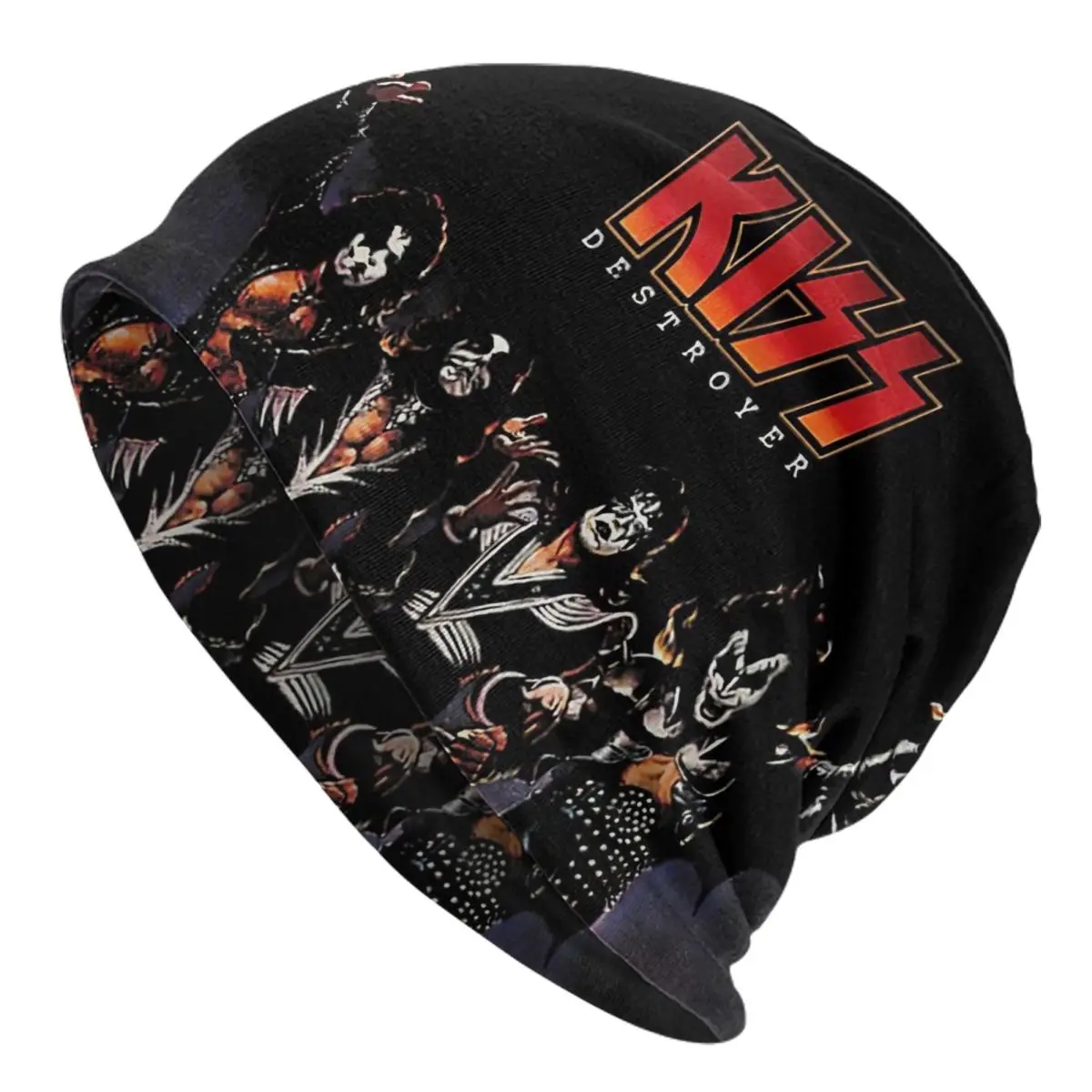 KISS - 1976 Destroyer Adult Men's Women's Knit Hat Keep warm winter Funny knitted hat
