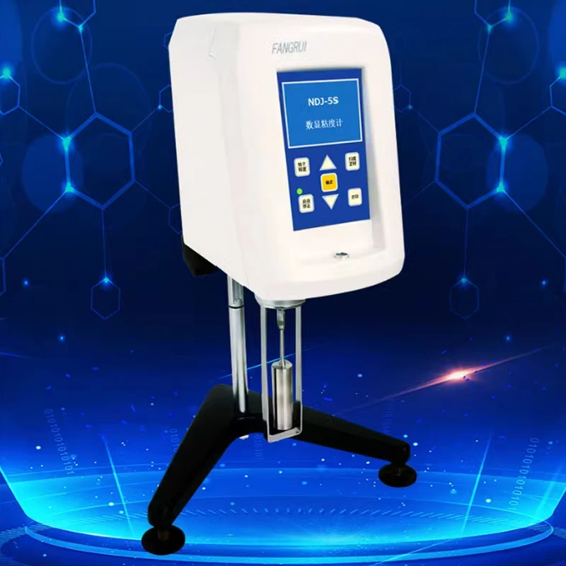 CE 0 1-2 000 CPS/Mpa.S тестер вязкости сенсорного экрана с шпинделями No 0/1/2/3/4 вращающийся