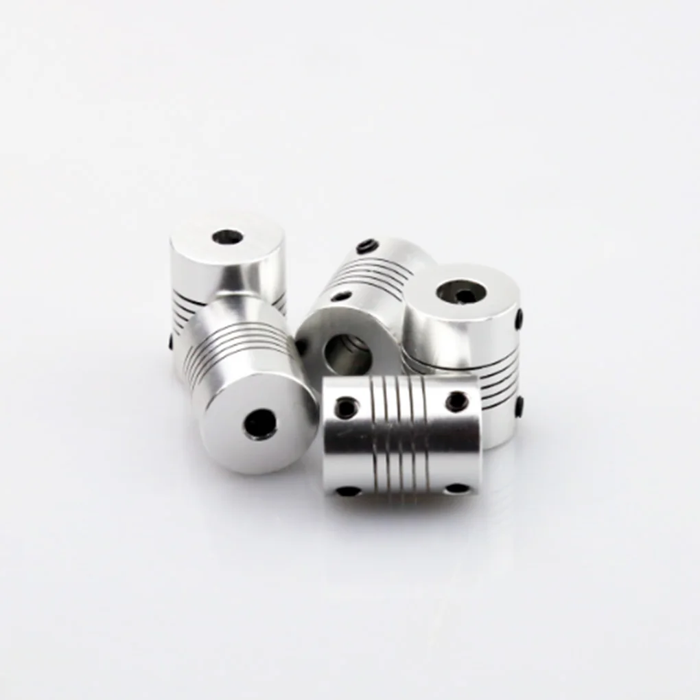 

2Pcs Aluminum Alloy Flexible Shaft Couplings Elastic Coupler Stepper Motors Motor Screw 5x8x25mm 3D Printers