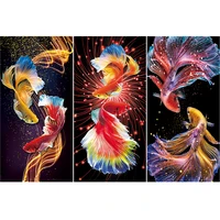 diy 5d diamond painting beauty goldfish series full drill square embroidery mosaic art picture of rhinestones home decor gifts