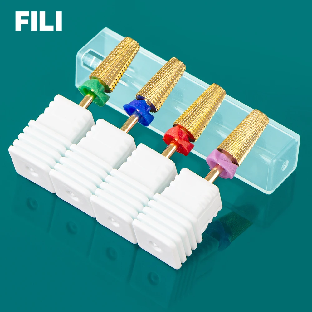 Профессиональное Универсальное Сверло Для Ногтей 3/32 5-в-1 Из Карбида Вольфрама