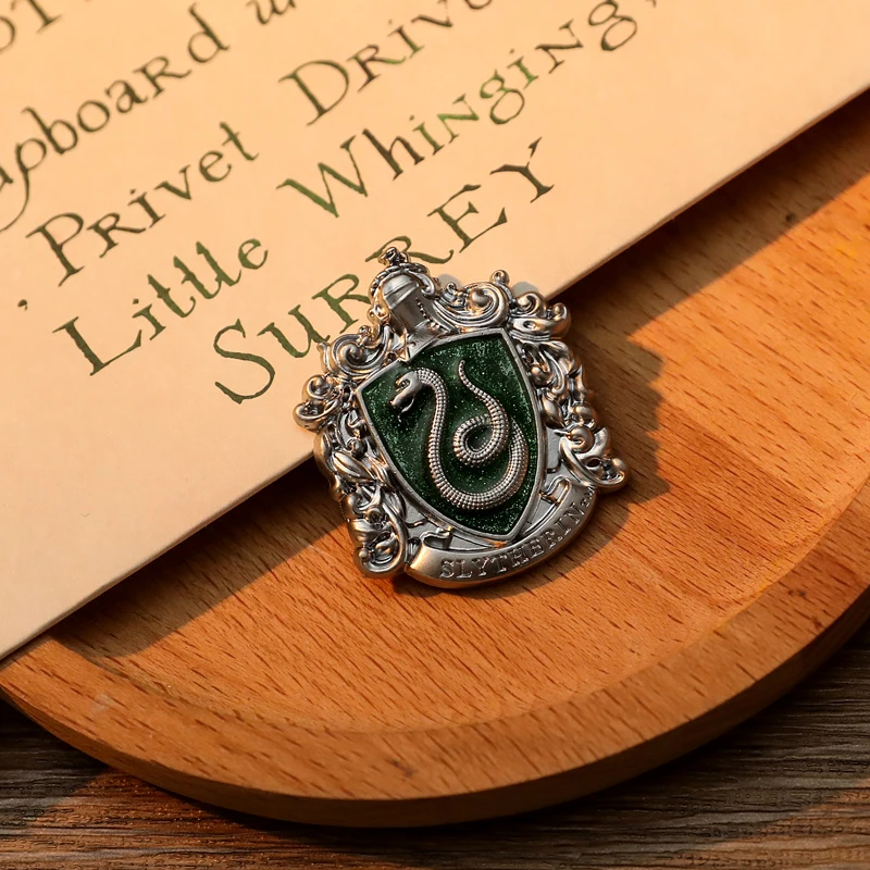 Металлическая брошь в стиле Хогвартса Гарри Поттера периферийные приборы из