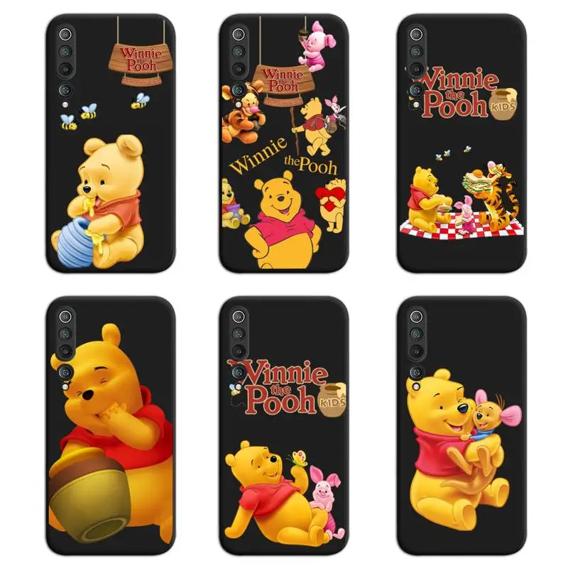 

Cute Winnie the Pooh Phone Case For Xiaomi Mi Note 10 Lite Mi 9T Pro xiaomi 10 CC9 9SE
