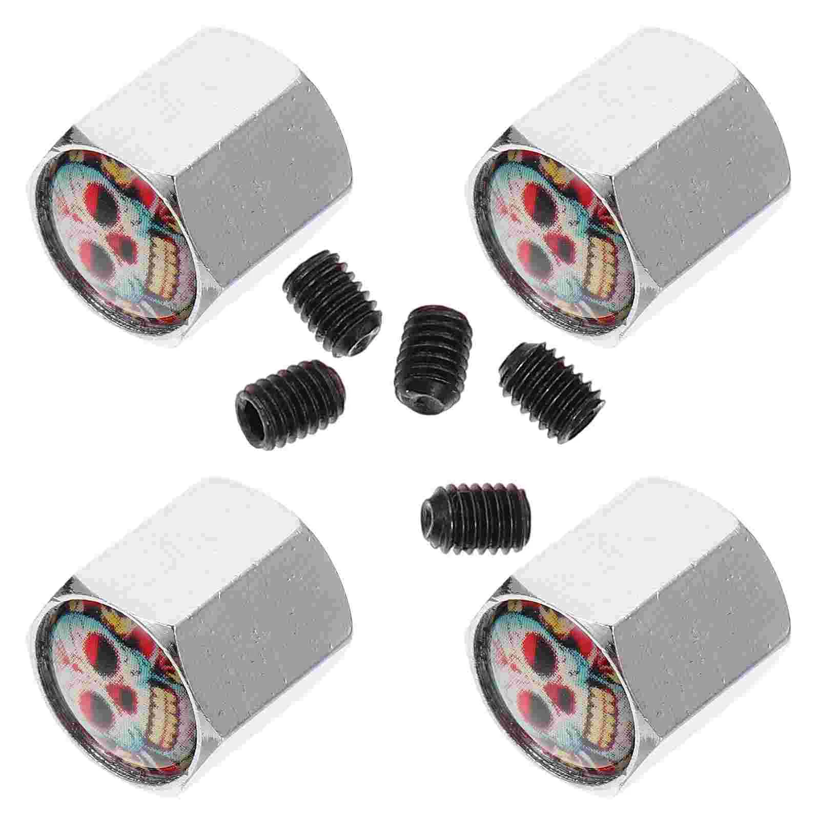 Колпачки для стержней клапанов пылезащитные накладки на шины с защитой от кражи