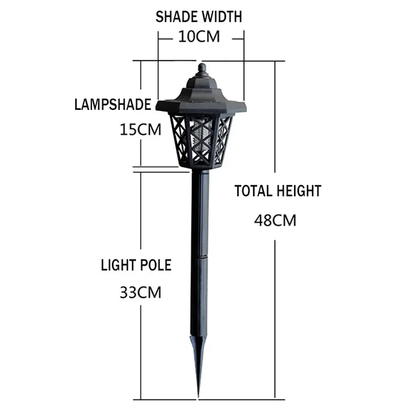 Садовые светильники на солнечной батарее УФ-лампа-ловушка для комаров и
