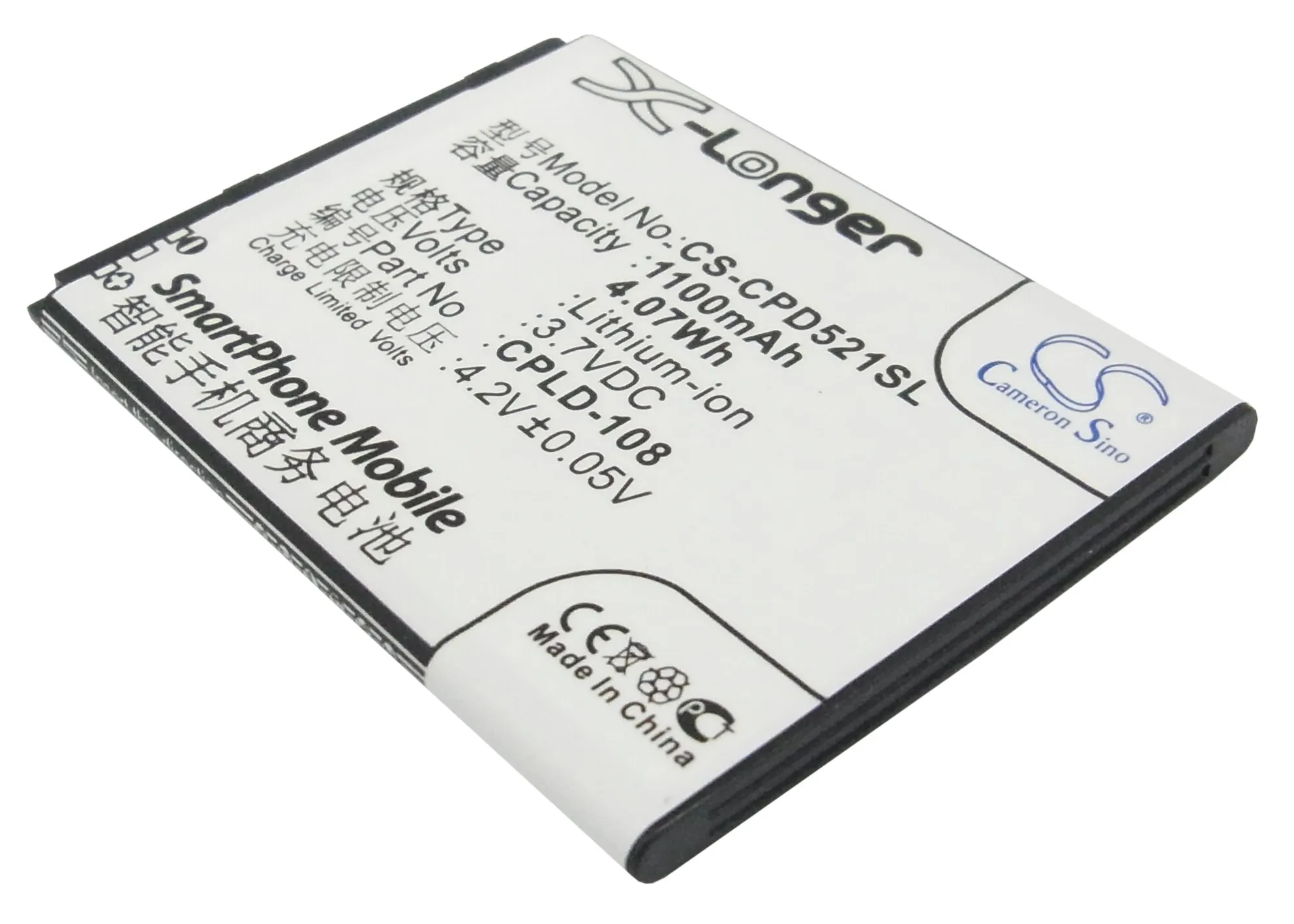 

CS 1100mAh / 4.07Wh battery for Coolpad 5210A, 5210D CPLD-108