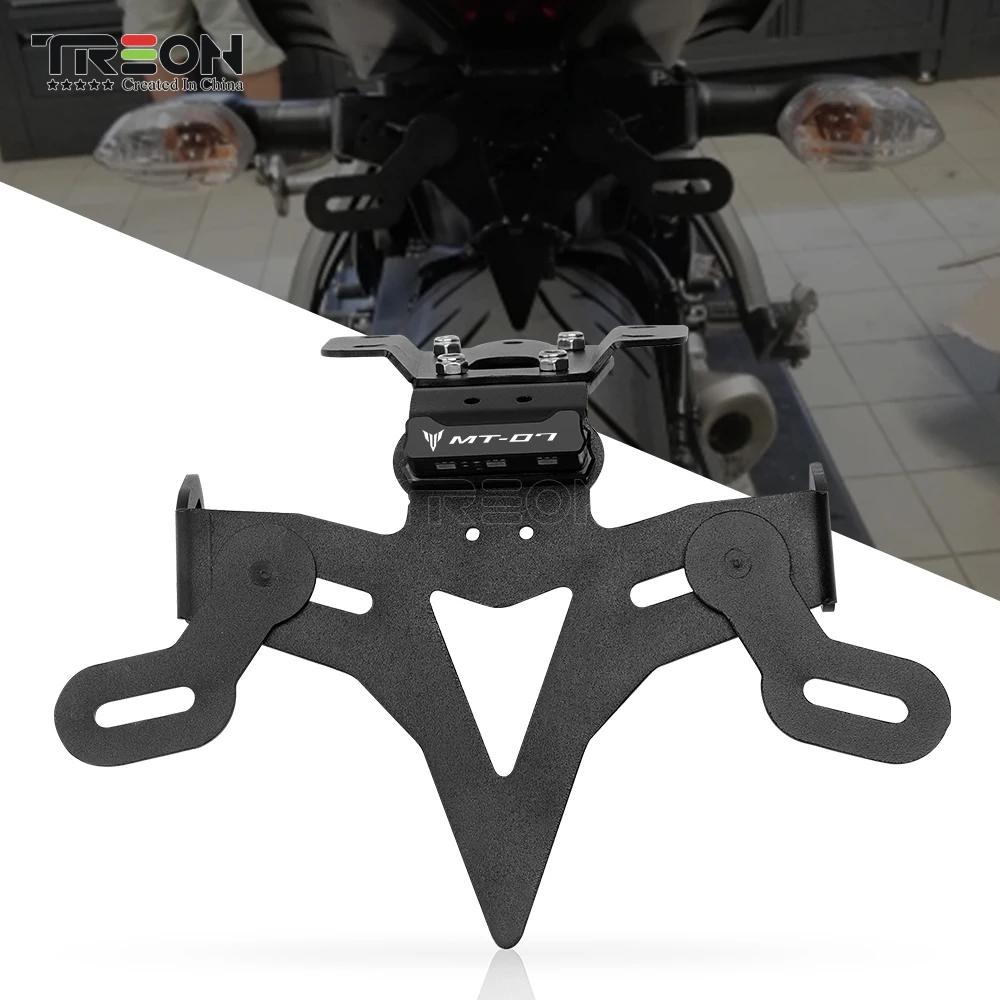 

For YAMAHA MT07 MT-07 FZ 07 FZ07 2013-2018 2019 2020 Motorcycle Fender Eliminator Registration License Plate Holder mt07