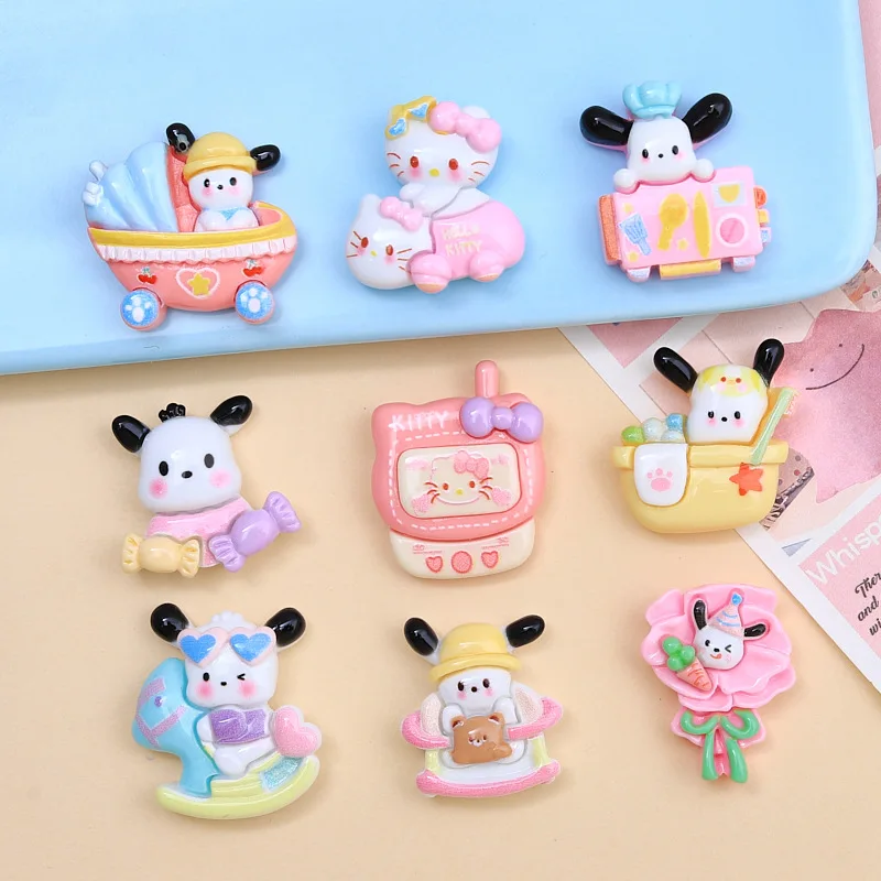 5 шт. милые Мультяшные полимерные аксессуары для рукоделия