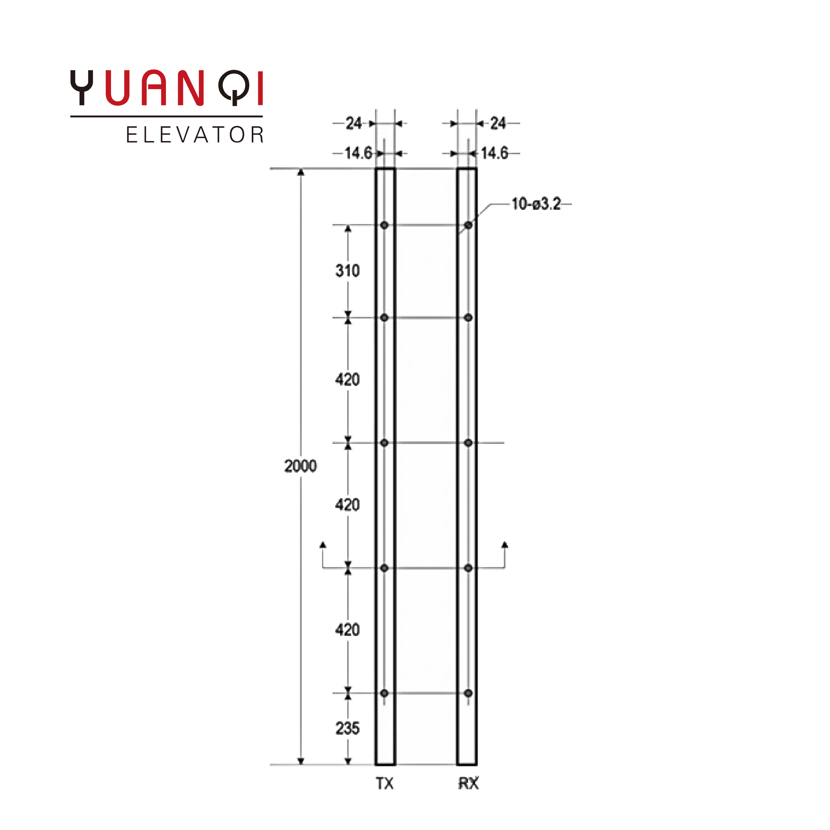 Датчик WECO 917A71-AC220 датчик двери лифта детектор безопасная фотонавеска