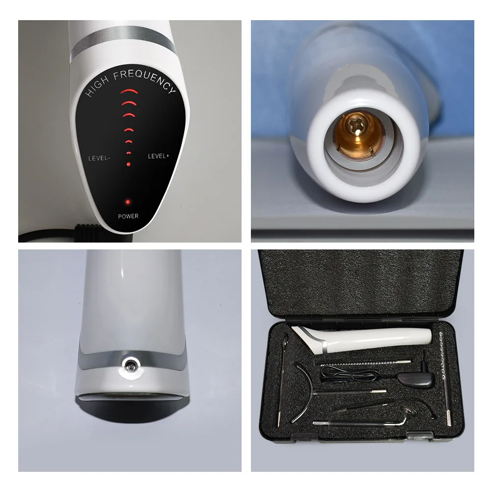 Высокочастотная электродная палочка 6 в 1 неоновая электротерапевтическая