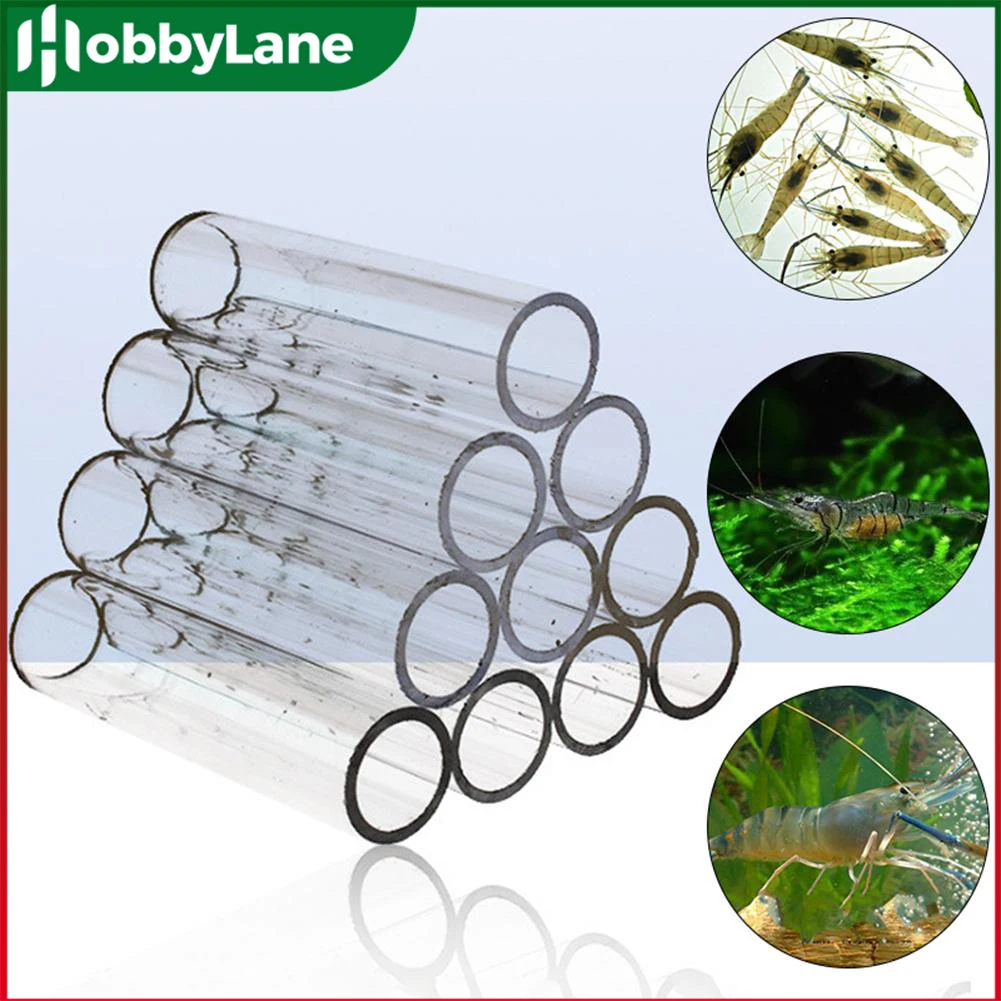 

Transparent Acrylic Shelter Clear Breeding Tube Shrimp Fish Hide Cave House Aquarium Decoration Supplies Aquarium Accessories