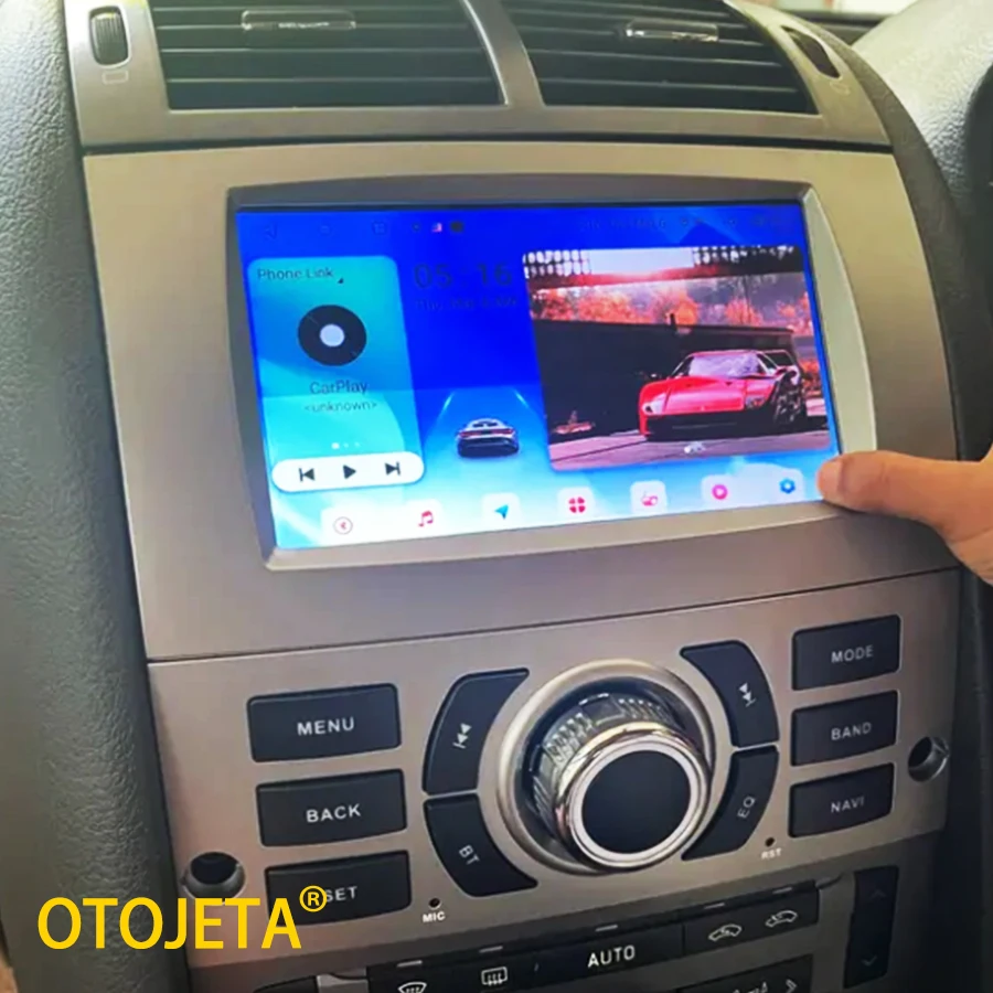 

7-дюймовый автомобильный радиоприемник-мультимедийный плеер Android 14 GPS для Peugeot 407 2004-2010 CarPlay Auto Navi BT 2 din 360 SWC Wi-Fi DSP