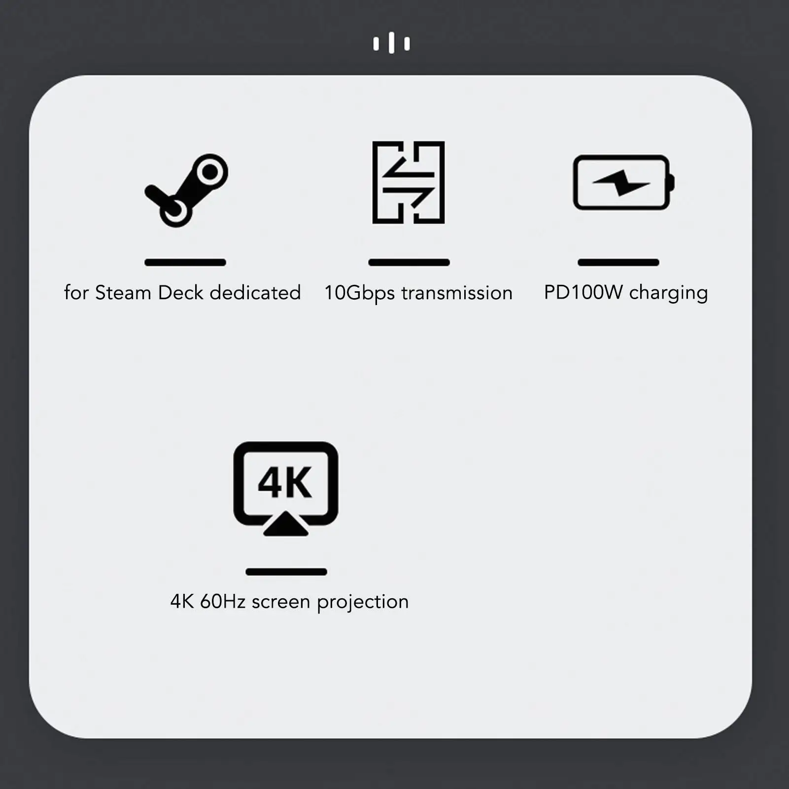 Кабель USB C 3 1 M/F PD100W быстрая зарядка 10 Гбит/с 4K @ 60 Гц для игровых консолей Steam Deck