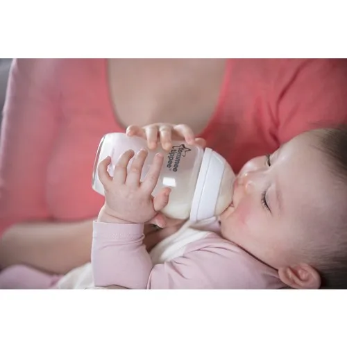 

Tommee Tippee PP Closer to Nature Glass Feeding Bottle, 150 ml x 1 0 m +