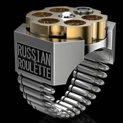 Уличное кольцо для самозащиты, оружие для личной защиты, креативная русская рулетка, кольцо в форме пули, украшения в стиле панк