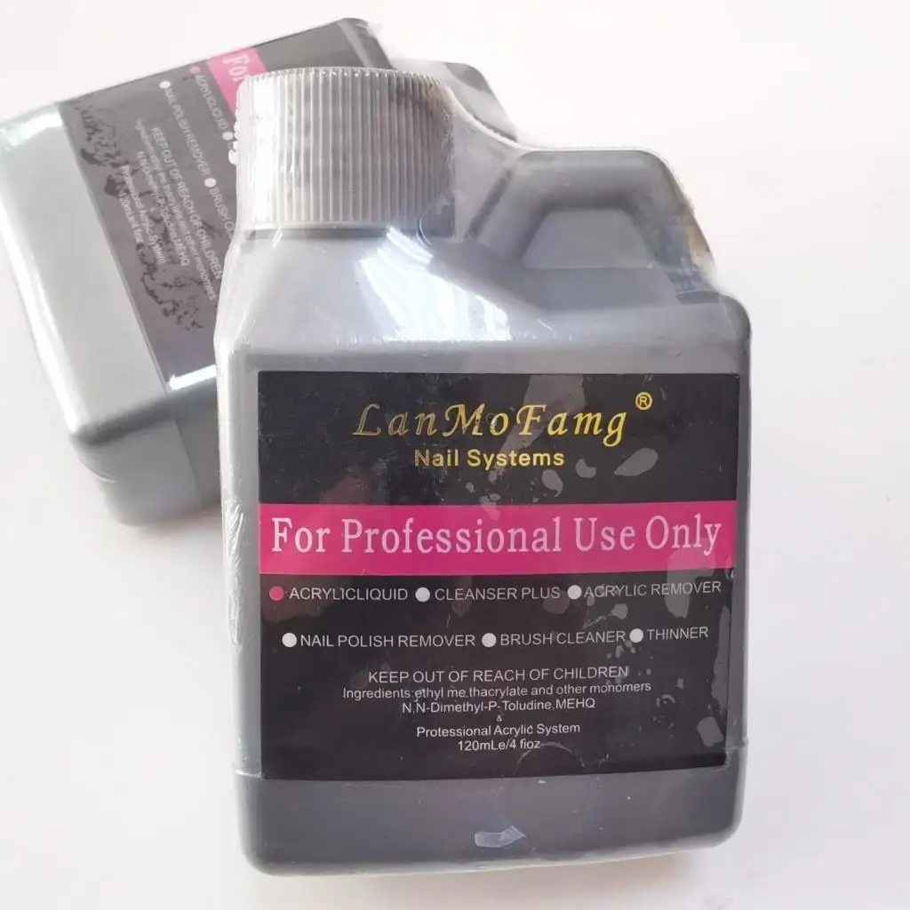 1 Bottle Acrylic Liquid Nail Liquid EMA For Acrylic Powder Professional Acrylic Nails Nail Extension Nail Art Carving 40-120ml
