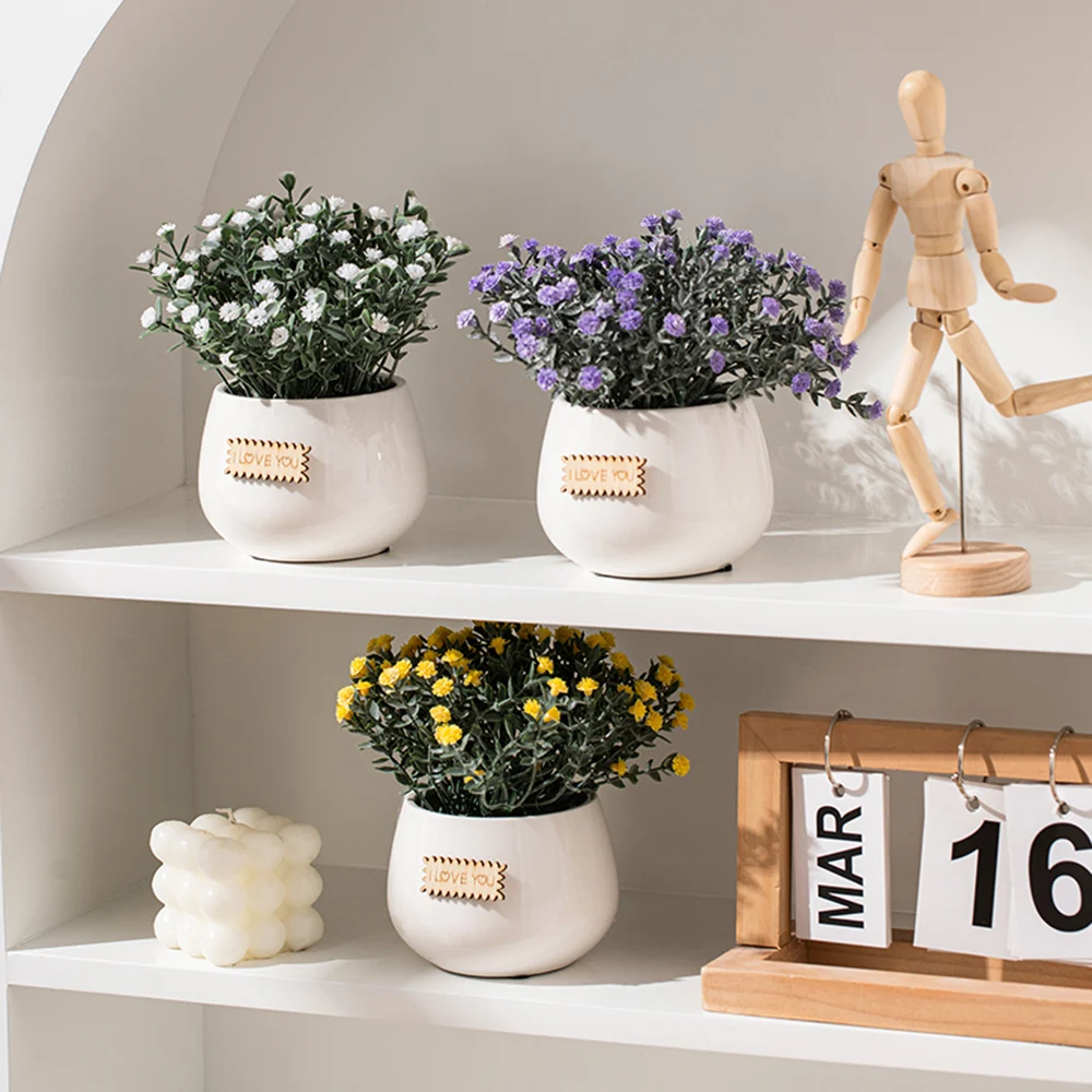 Искусственные растения в скандинавском стиле бонсай Маленькие искусственные