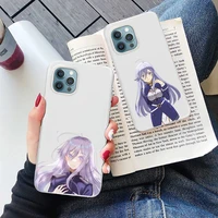 86 eighty six anime phone case candy color for iphone 6 7 8 11 12 13 s mini pro x xs xr max plus
