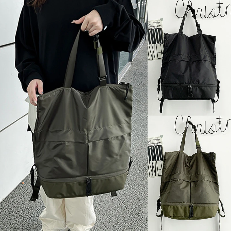 

Women Girl Sport Young Backpacks Fashion Unisex Cool Large Capacity Female Gym Bag Travel School Bags Multi-function Long Handle