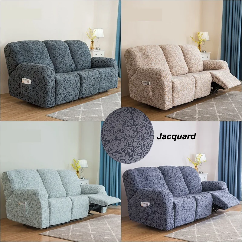 

Jacquard Recliner Sofa Cover Lazy Boy Chair Cover Stretch Spandex Armchair Covers Elastic Sofa Slipcovers Living Room 1 2 3 Seat