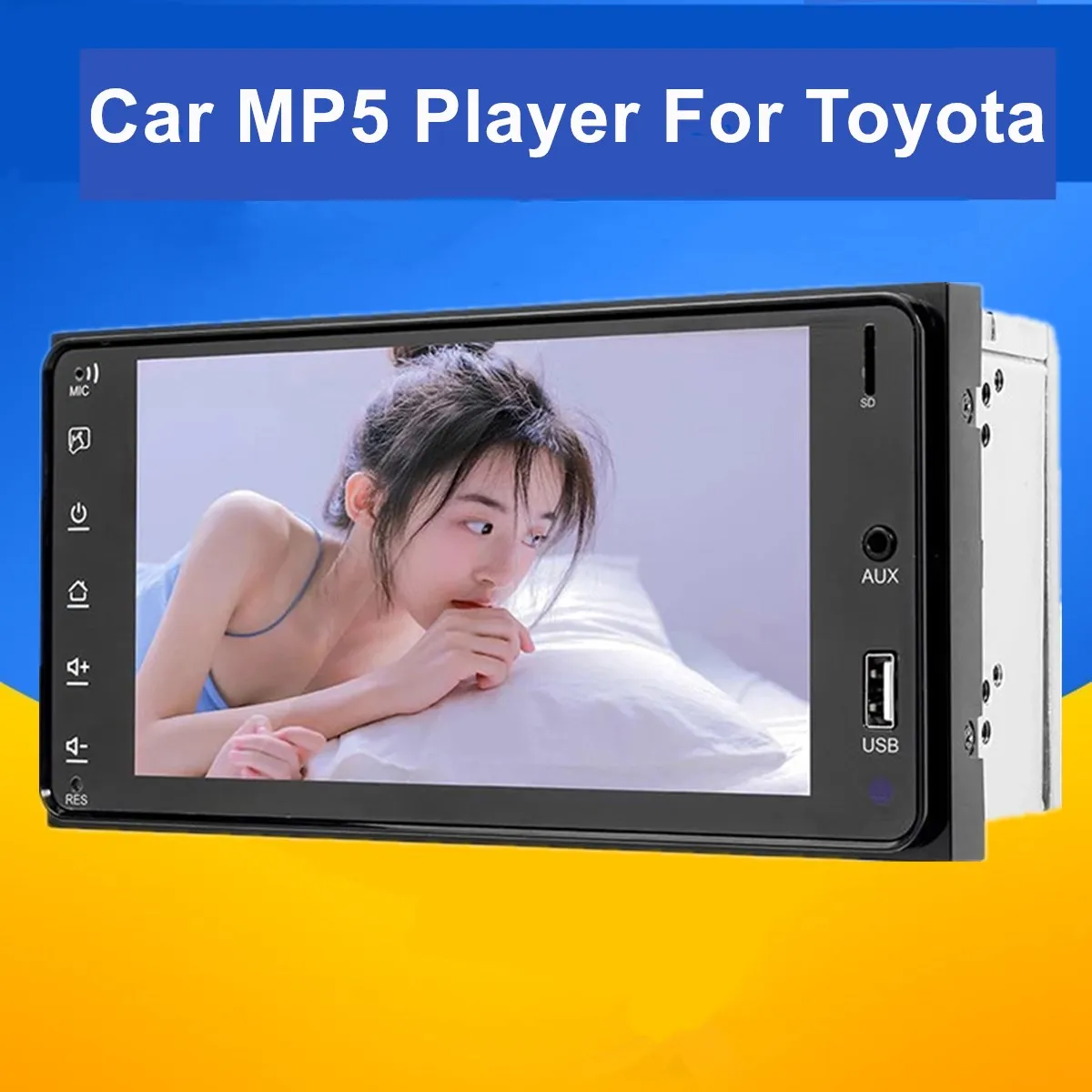 

7'' Car MP5 Player Head Unit FM Radio Stereo For Corolla RAV4 Camry Huilux Toyota