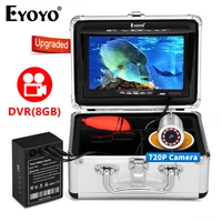eyoyo ice fishing camera underwater portable 7 monitor video record fish finder 720p camera 12 ir lights 1024x600 ips screen