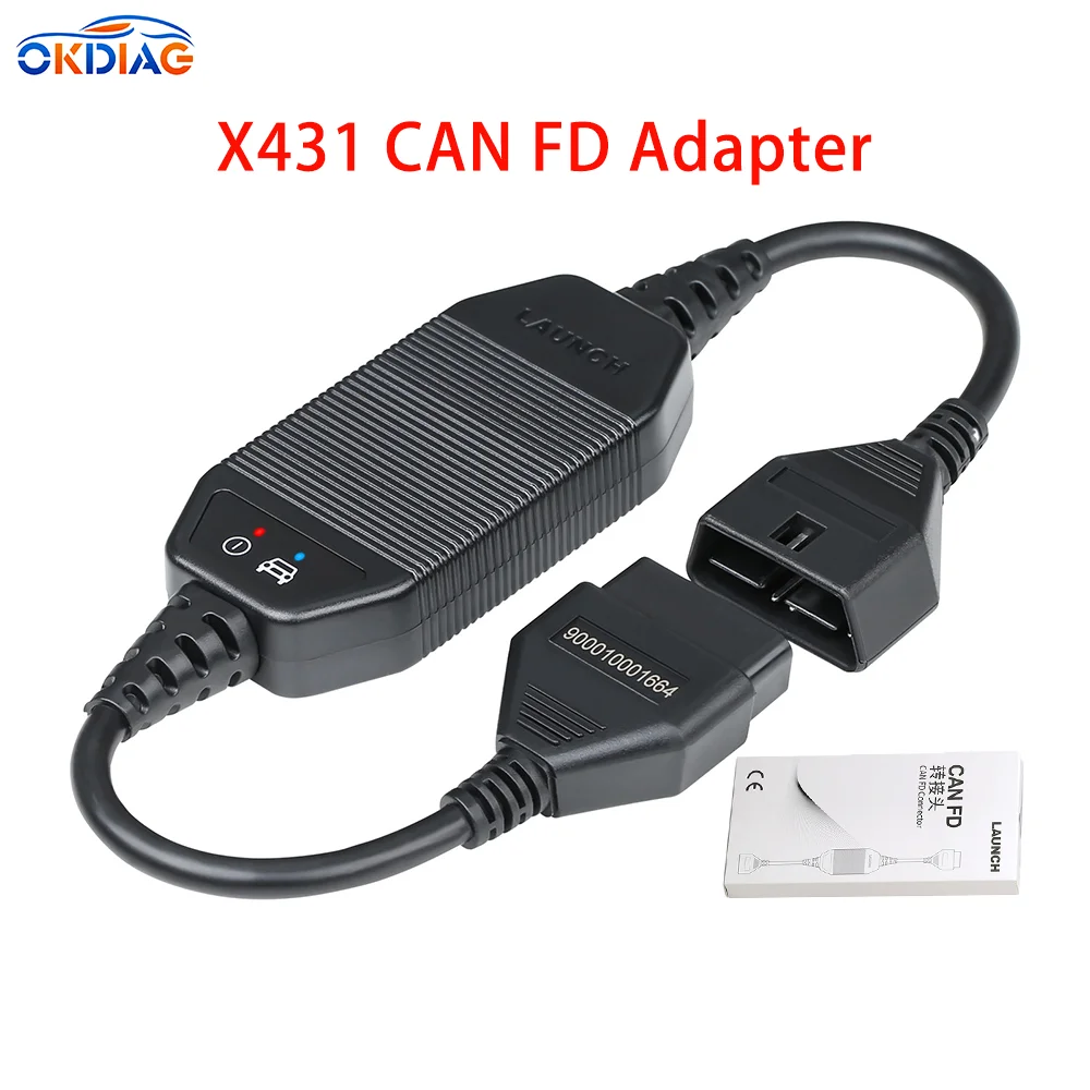 LAUNCH X431 CAN FD Adapter Connector for Can FD Compatibel Vehicles X431 V+/ Pro3/ Pad 3/ Pad V Car Code Reader Diagnostic Tool