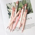 Гелевая ручка с креативными свежими цветами вишни Розовая Принцесса Сакура, школьные принадлежности, канцелярские принадлежности для письма с черными чернилами 0,5 мм