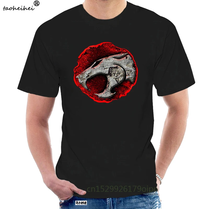 

Классическая мужская черная футболка с логотипом Thundercat в стиле 80-х мультфильмов, размеры от S до 3XL, больше размеров и цветов @ 061758