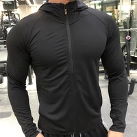 2022 men breathable quick dry running jackets men t shirt bodybuilding training suit outdoor sports hoodies long sleeve harajuku