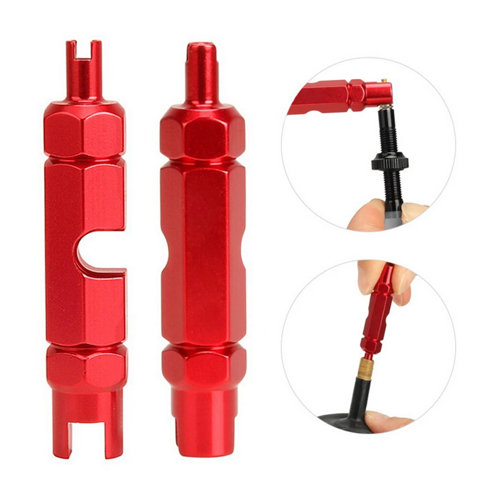 

Bicycle Valve Core Remover Tool Presta-Schrader MTB Road Bike CX Tubeless Tire Valve Removal Wrench Spanner Cycling Repair Tool