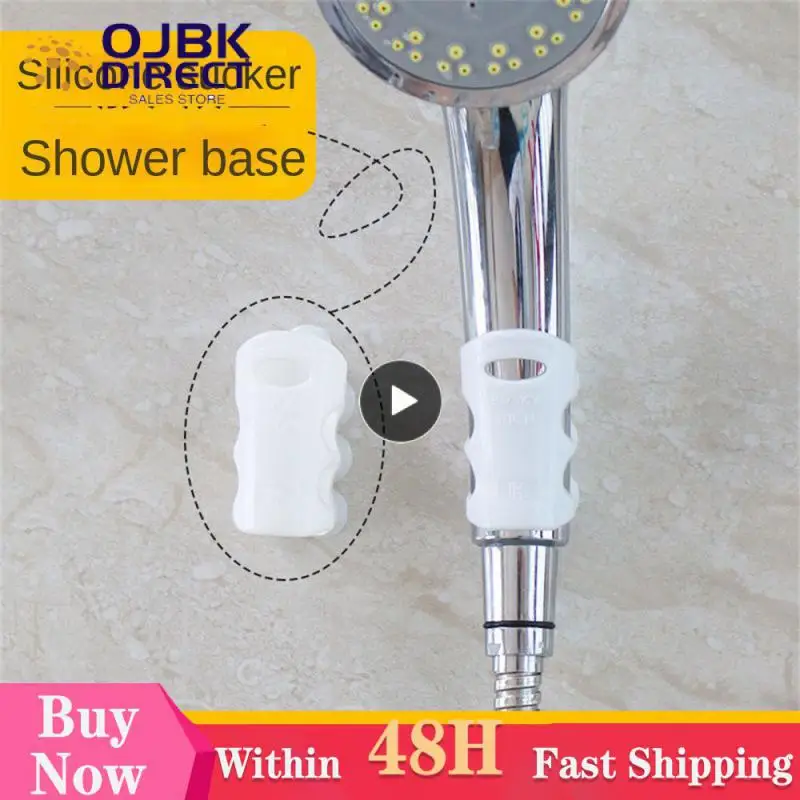 

Strong Viscosity Shower Head Suction Cup Wall Mount No Punching Shower Head Hanger Nailless Flower Sprinkling Sucker Removable