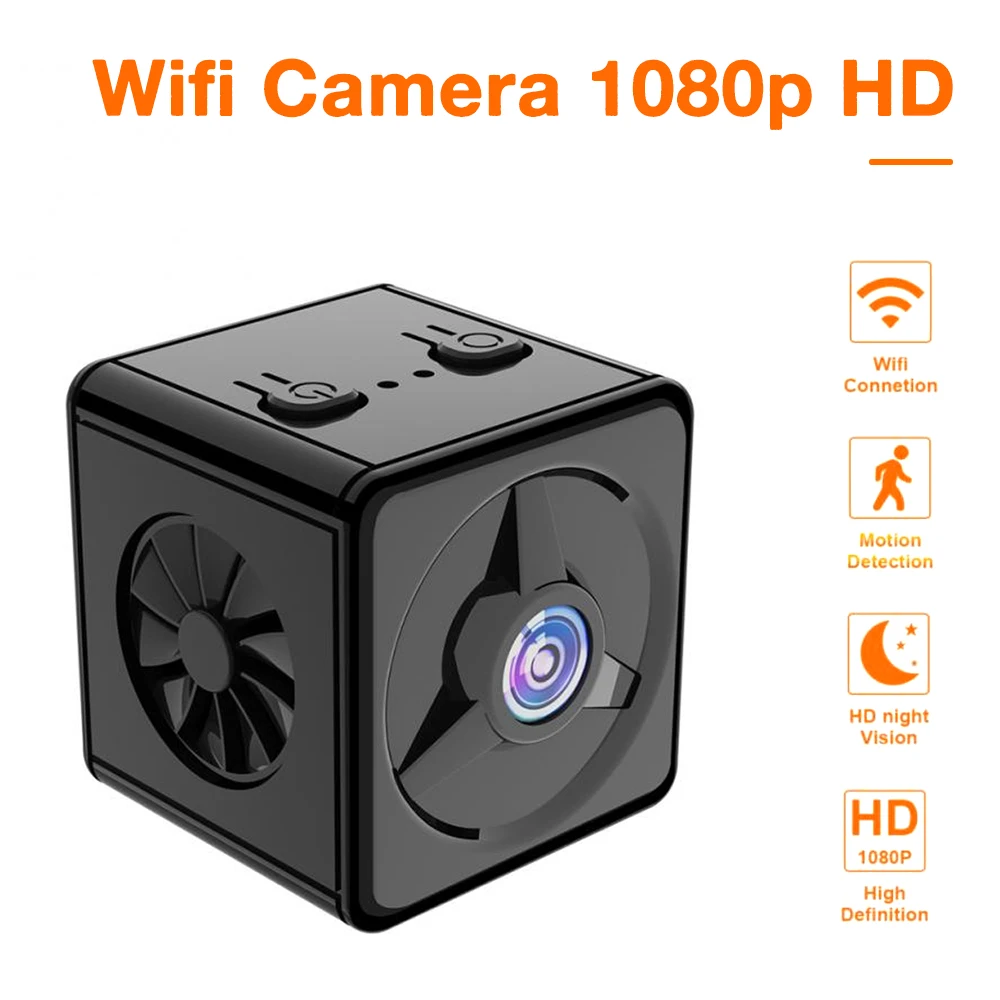

1080P HD Mini Wireless WiFi IP Camera Smart IR Night Vision Cam Home Sports Monitor Security Surveillance Camera