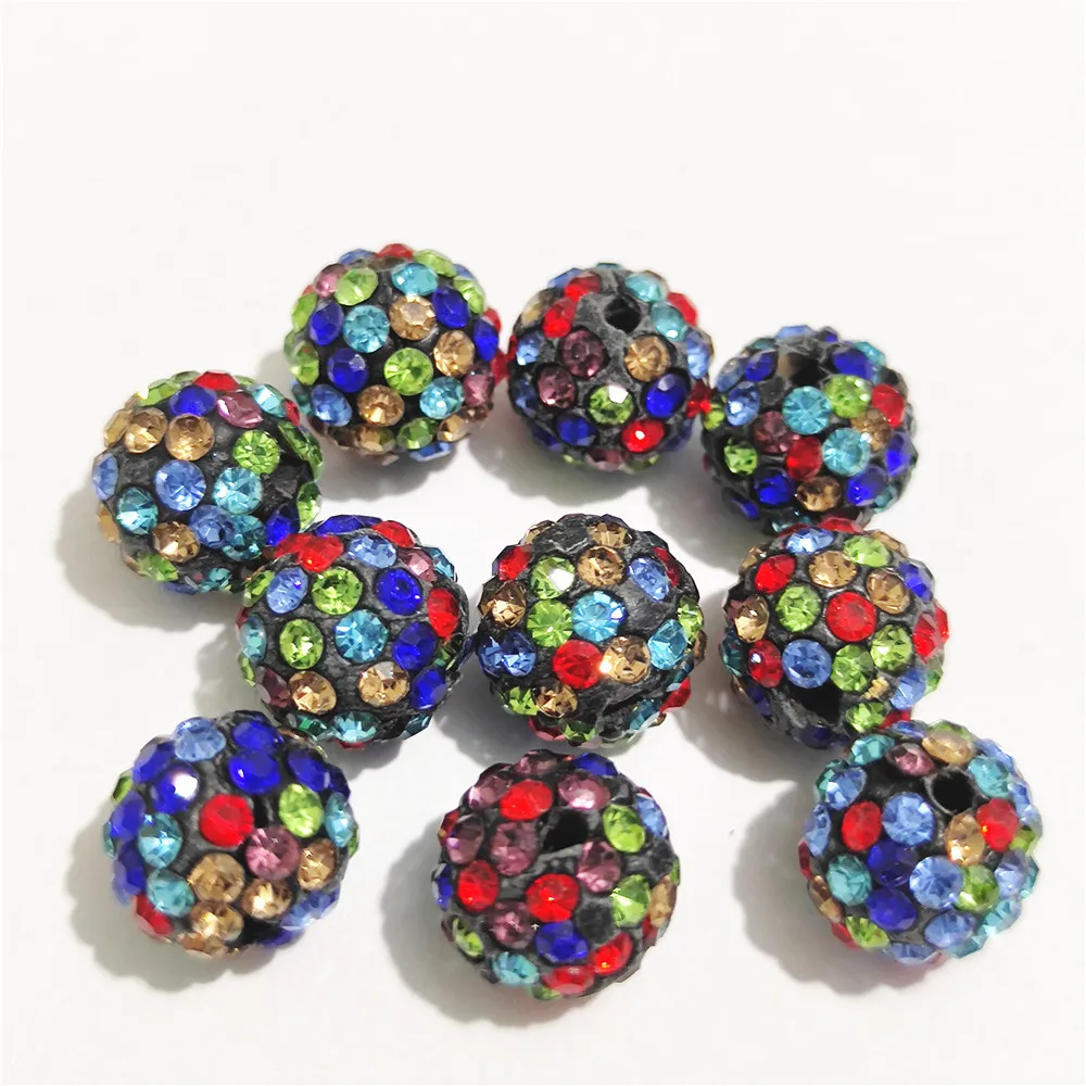 

Бесплатная доставка, радужные круглые бусины-разделители 10/ 12 мм, подходят для рукоделия и изготовления ювелирных изделий