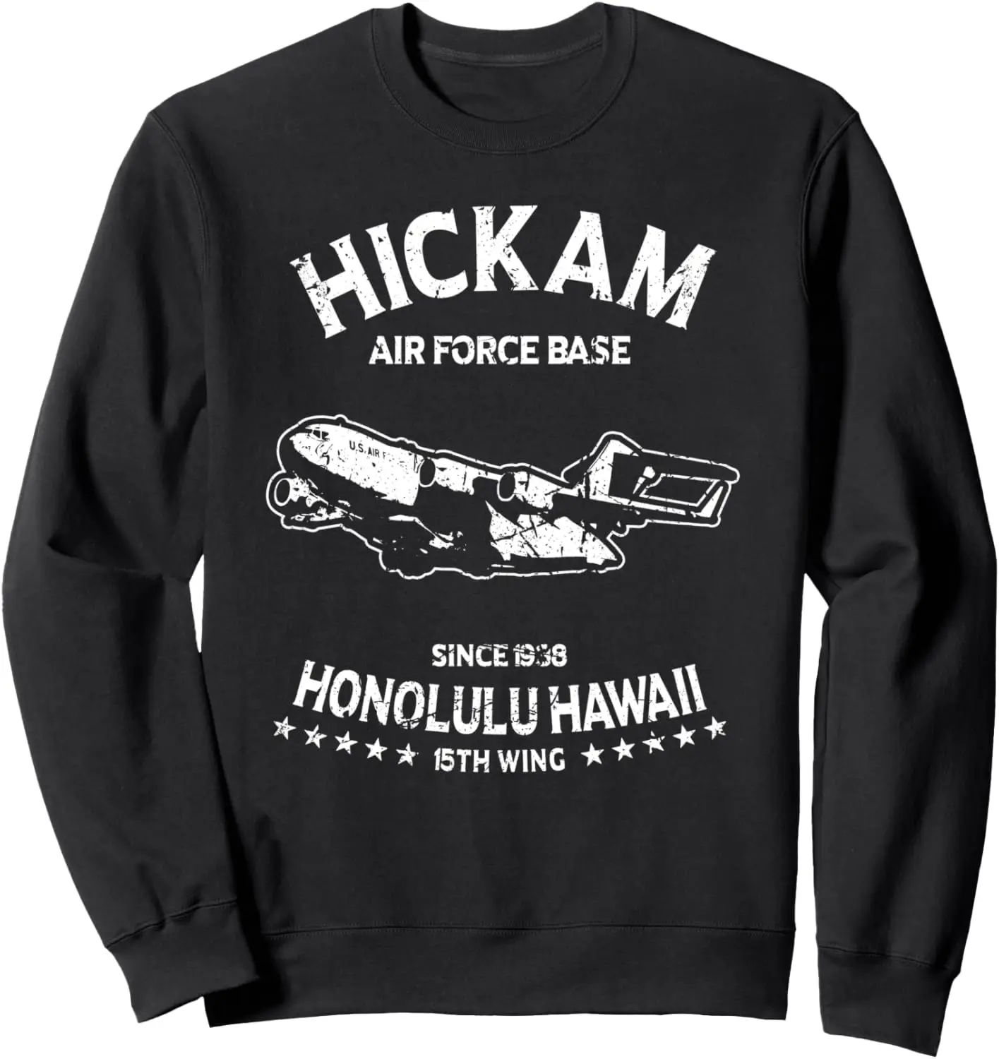Hickam Air Base Pearl Harbor Honolulu Hawaii C17 Толстовка для самолетов