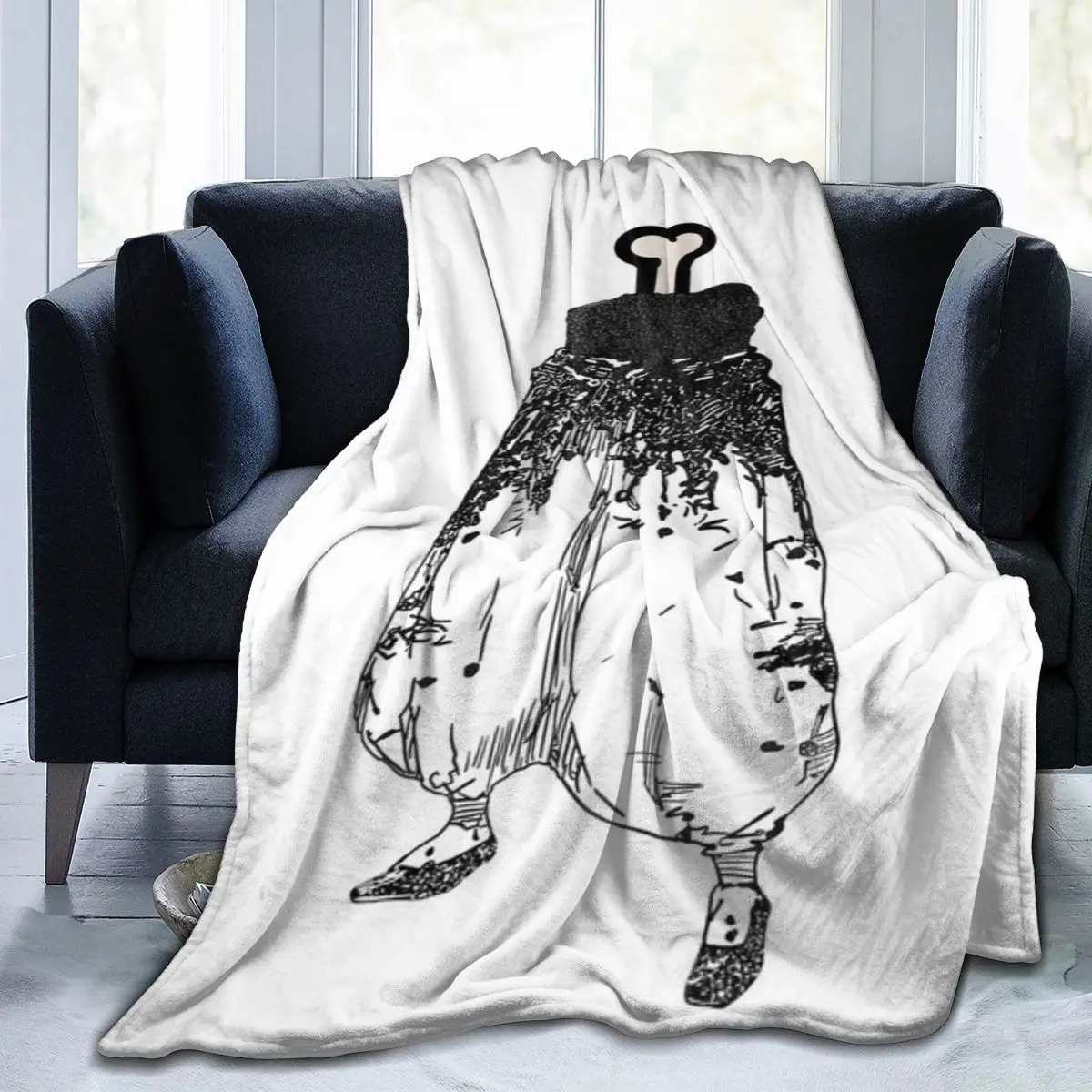 Ультрамягкое Флисовое одеяло Saturo Gojo Leg